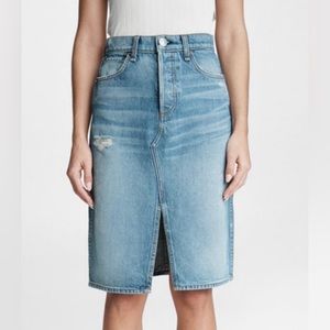 Rag & Bone Vintage High Rise Midi Denim Skirt- TWO SIZES!!!